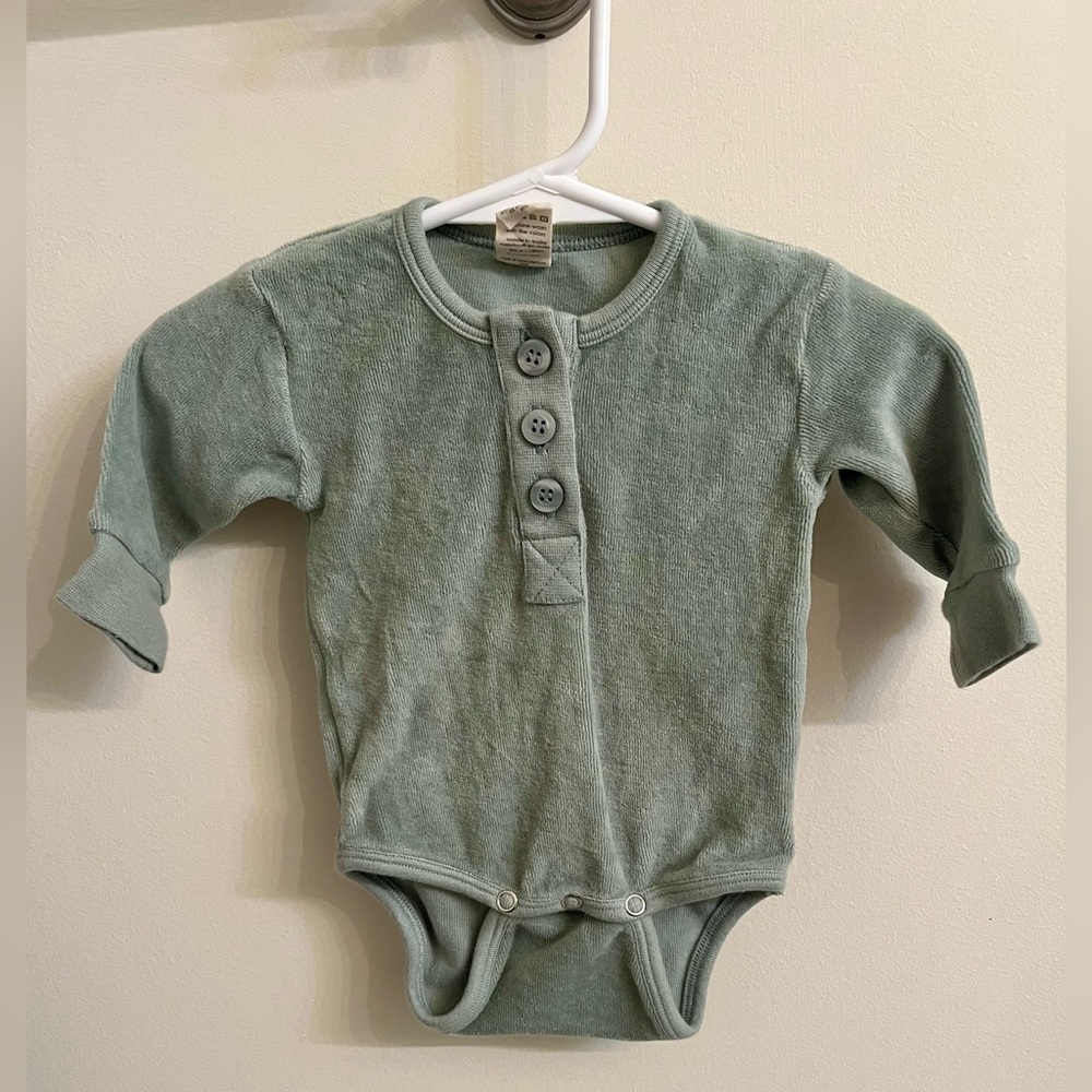 Kate Quinn Velour Long Sleeve Bodysuit